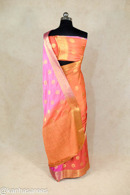 Designer silk zari weaving saree - KANHASAREE