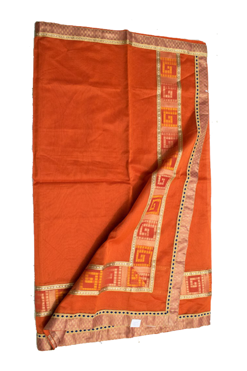 Pure Superneet saree with chanderi and zari thread borders - KANHASAREE