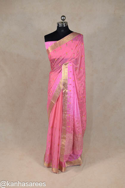 Pure georgette banarasi embroidery saree - KANHASAREE