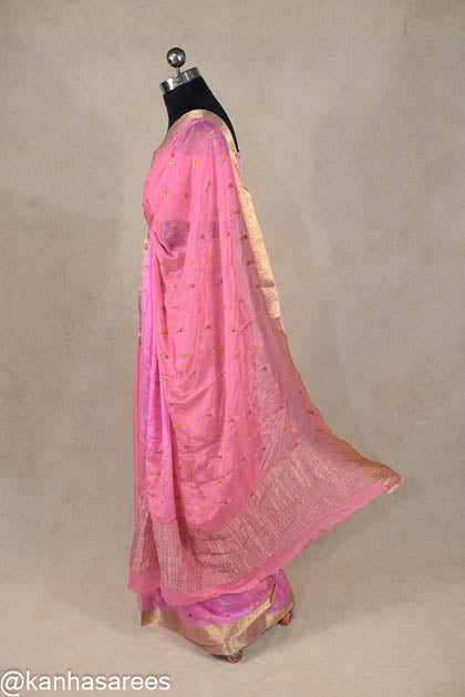 Pure georgette banarasi embroidery saree - KANHASAREE