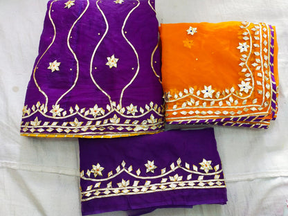 Purple Rajasthani Jaipuri Rajputi Lehenga choli