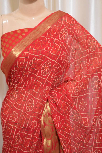 Beautiful Banarasi border saree - KANHASAREE