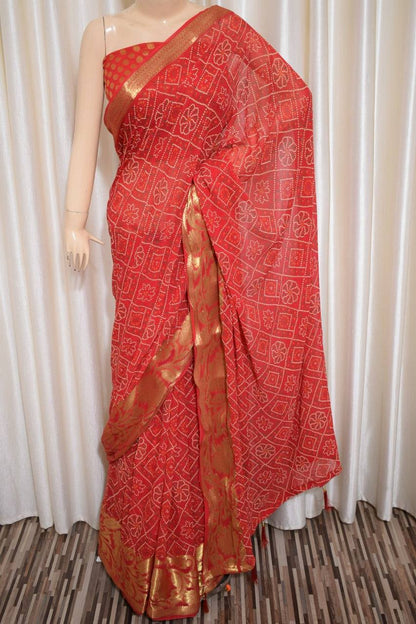 Beautiful Banarasi border saree - KANHASAREE