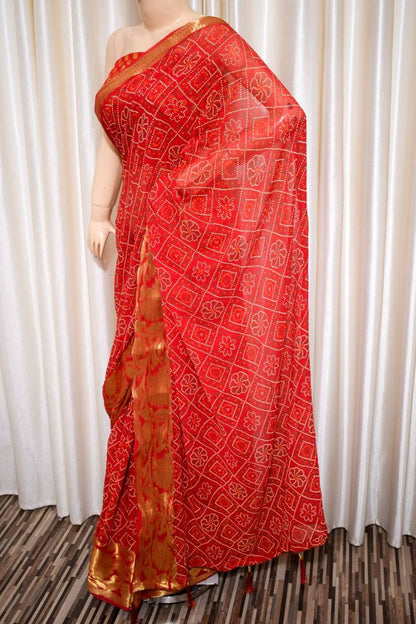 Beautiful Banarasi border saree - KANHASAREE