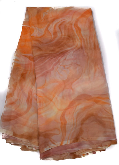 Soft Chiffon Shibori Print Saree - KANHASAREE