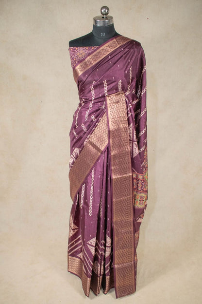 Soft Cotton Silk Saree with Zari Weaving Border - KANHASAREE