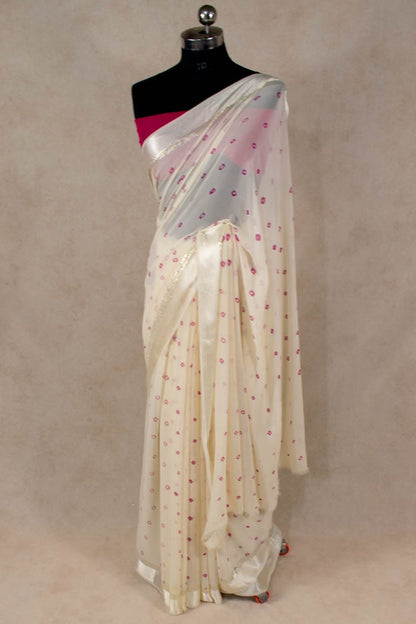 Elegant Bandhani Georgette Saree - KANHASAREE