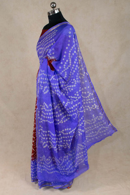 Elegant Art Silk Bandhani Saree - KANHASAREE