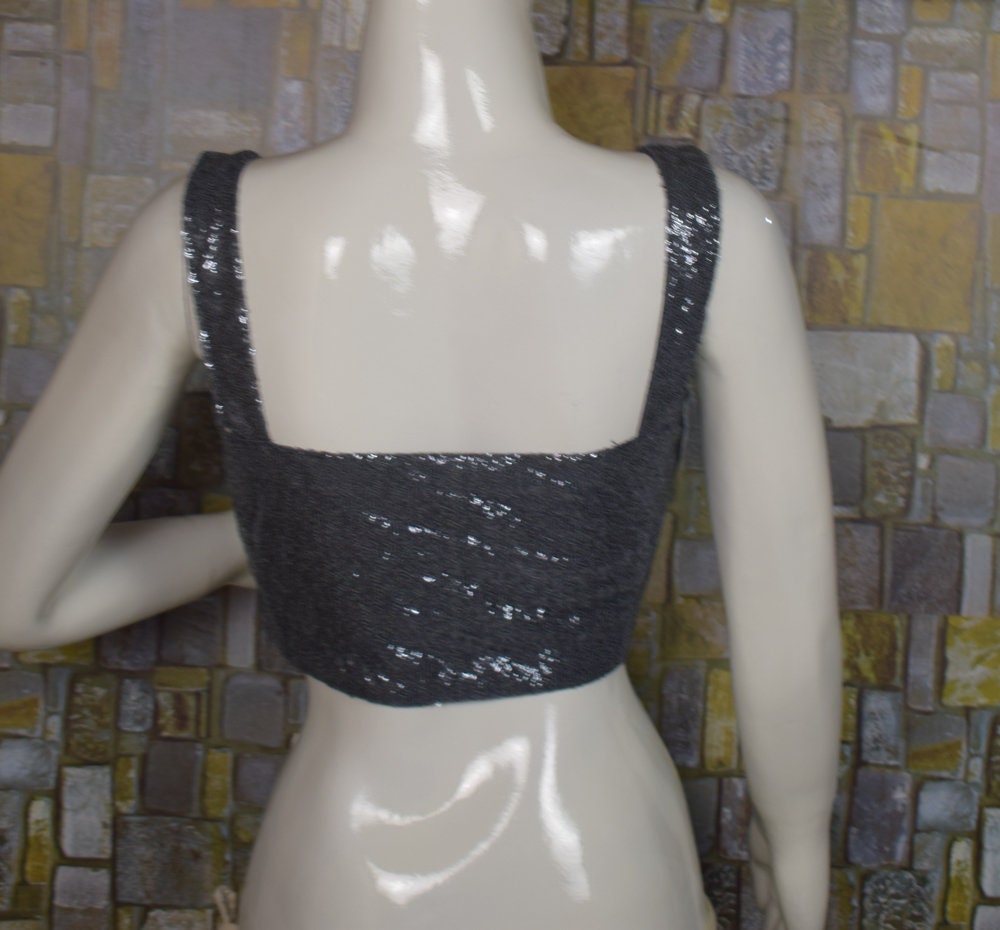 Grey sequin blouse | Made to order Indian saree Blouse| Customized color option available