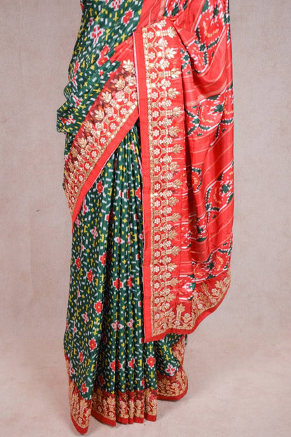 Designer patola print gotapatti saree - KANHASAREE