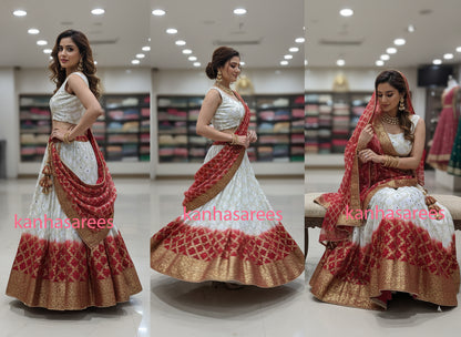Rajasthani jaipuri handwork kacha gota work lehenga choli - Kanhasarees by ksds